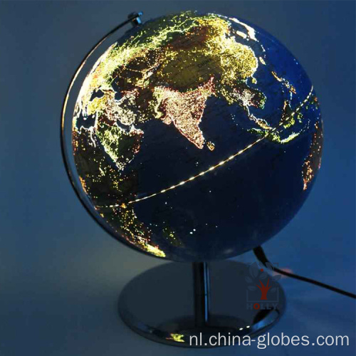 Bureaulamp City Lights Globe voor kinderkamer